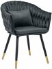 Söögitool Home4you Flora 10401, 61 x 63 x 83 cm, tumehall