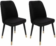 Toolide komplekt Kalune Design Hugo 366 V2 974NMB1669, 2 tk, 49 x 50 x 90 cm, matt, kuldne/must