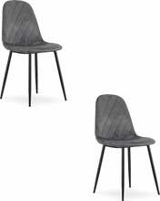 Toolide komplekt Leobert Asti, 50.5 x 44.5 x 87.5 cm, tumehall, 2 tk