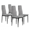 Toolide komplekt ModernHome DC860-4, matt, helehall, 42 x 42 x 98 cm, 4 tk