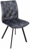 Söögitool Home4you Afton 10425, 46 x 59 x 87 cm, tumehall