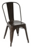 Söögitool OTE Altea OTE-KRZ-ALTEA-GUN METAL, 52 x 46 x 124 cm, tumehall