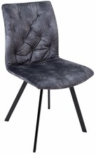 Söögitool Home4you Afton 10425, 46 x 59 x 87 cm, tumehall