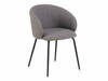 Söögitool Actona Eleanor, 55.5 x 55 x 79 cm, pruun/must, käetugedega, 2 tk komplektis