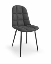 Söögitool Halmar K417, 560 x 440 x 87 cm, must/hall