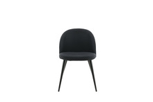 Söögitoolide komplekt Venture Design, 2 tk, must, polüester