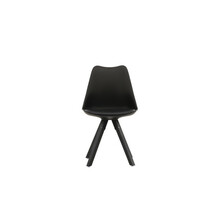 Söögitool Venture Design Zeno, 56 x 48 x 84 cm, must, 2 tk