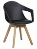 Söögitool Home4you Stuart 37035, 58 x 57 x 88 cm, must