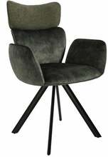 Söögitool Home4you Eddy 10333, 63 x 55 x 89 cm, roheline