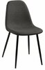 Söögitoolide komplekt Home4you Wilma, 44.5 x 56 x 84 cm, tumehall, 4 tk