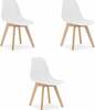 Toolide komplekt Leobert Kito, 3 tk, valge, 54,5 x 46 x 80 cm