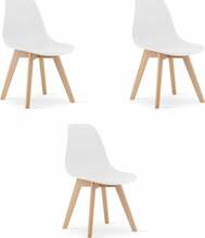 Toolide komplekt Leobert Kito, 3 tk, valge, 54,5 x 46 x 80 cm