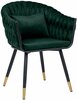 Söögitool Home4you Flora 10403, 61 x 63 x 83 cm, tumeroheline