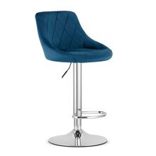 Meigikunstniku tool Hurtmeblowy Kast, tumesinine samet, kroomitud alus