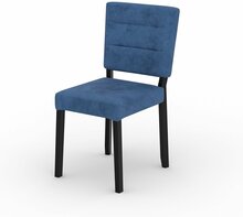 Söögitool ADRK Furniture Rodos 80, 39 x 42.5 x 80 cm, must/sinine