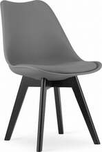 Söögitool Hurtmeblowy Mark, 43 x 49 x 82 cm, hall/must