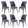 Toolide komplekt Hanah Home Flex, 6 tk, hall/must, metallraam
