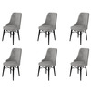 Toolide komplekt Hanah Home Pare, 6 tk, hall/must, metallraam