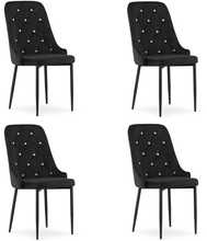 Toolide komplekt Hurtmeblowy Amore, 4 tk, must samet