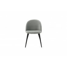 Söögitool Venture Home Velvet, 57 x 50 x 76.5 cm, 2 tk, must/hall, samet