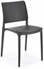 Söögitool Halmar K514, 55 x 42 x 79 cm, must