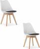 Toolide komplekt Leobert Mark, 45 x 49 x 82 cm, must/valge, 2 tk