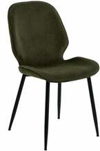 Söögitool Actona Femke 93207, 57.5 x 47.5 x 85 cm, oliivroheline/must, 4 tk