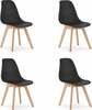 Toolide komplekt Leobert Kito, 54,5 x 46 x 80 cm, 4 tk, must