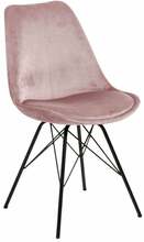 Söögitoolide komplekt Actona Eris, 54 x 48.5 x 85.5 cm, must/roosa, 2 tk