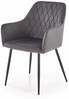 Söögitool Halmar K558, 59 x 60 x 86 cm, must/hall