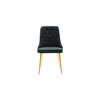 Söögitool Venture Design, 66 x 50 x 88.5 cm, samet Lyx, must