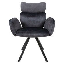 Söögitool Home4you EDDY, 63 x 55 x 89 cm, tumehall