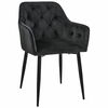 2 tooli komplekt Akord SJ.030, 41 x 41 x 81 cm, matt, must