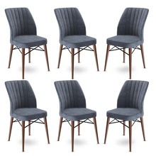 Toolide komplekt Hanah Home Flex, 6 tk, hall/pruun, metallraam