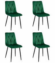 Toolide komplekt Leobert Libra, 4 tk, tumeroheline samet, mustad jalad