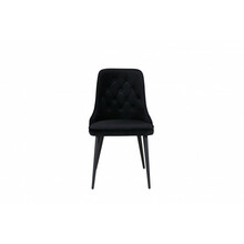 Söögitool Venture Design Velvet Deluxe, 66 x 50 x 88.5 cm, must