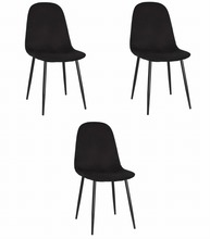 Toolikomplekt Valora Como, must samet, 3 tk