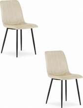 Toolide komplekt Leobert Lava, 51 x 43 x 90 cm, beež/must, 2 tk