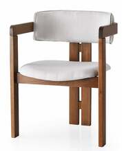 Söögitool Kalune Design CO 011, 49 x 58 x 76 cm, matt, kreemjas/pähkel