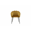 Söögitool Furniture Fashion Limhamn, kollane, 54 x 61 x 76.56 cm