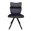 Söögitool Home4you Eddy 10332, 49 x 55 x 89 cm, tumehall