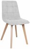 Söögitool Home4you Makia, 46 x 56 x 88.5 cm, hallikasvalge