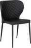 Söögitoolide komplekt House Nordic Pisa, 4 tk, 52 x 54 x 83 cm, must