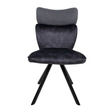 Söögitool Home4you Eddy 10332, 49 x 55 x 89 cm, tumehall