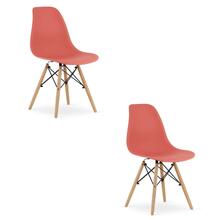 Toolide komplekt Leobert Osaka, 54 x 46 x 81 cm, korall/puit, 2 tk
