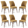 Toolide komplekt Hanah Home Flex, 6 tk, beež/pruun, metallraam