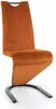 Söögitool Signal H-090 Velvet, 43 x 45 x 102 cm, oranž/kaneel