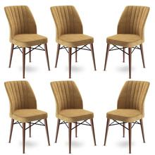 Toolide komplekt Hanah Home Flex, 6 tk, beež/pruun, metallraam