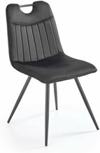 Söögitool Halmar K521, 50 - 58 x 46 x 83 cm, must