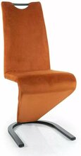 Söögitool Signal H-090 Velvet, 43 x 45 x 102 cm, oranž/kaneel